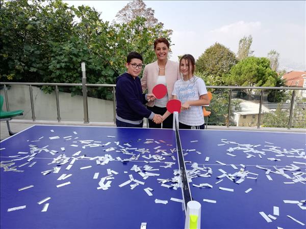 Masa Tenisi Turnuvası konfetilerle tamamlandı 2